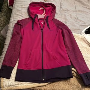 Magenta Nike therma fit jacket